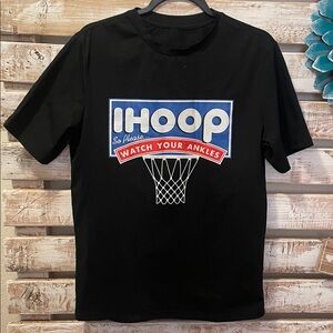 Black IHOOP Graphic T-Shirt